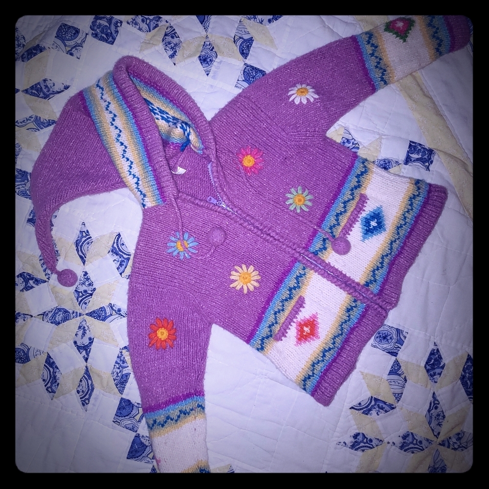 Qichua creations handmade sweater jacket